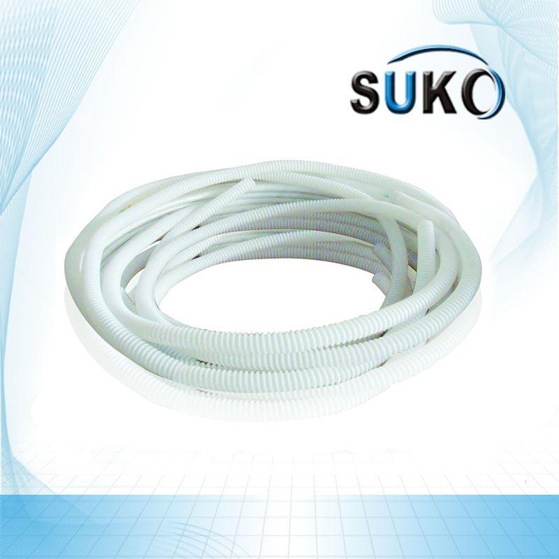 China Cheap price PTFE Braided Hose - 1/2 Inch PTFE Convoluted Tubing/Hose White – SuKo