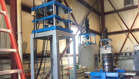 PTFE Plastic Extrusion Machine Install